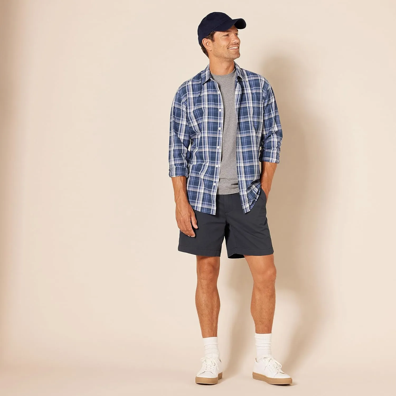 Amazon Essentials Men's Classic-Fit 7" Chino Shorts