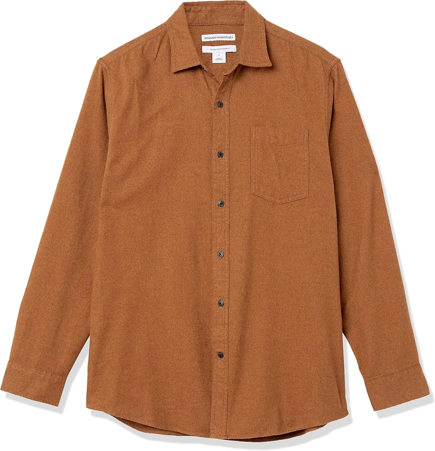 Amazon Essentials Men's Long-Sleeve Flannel Shirt (Available in Big & Tall)