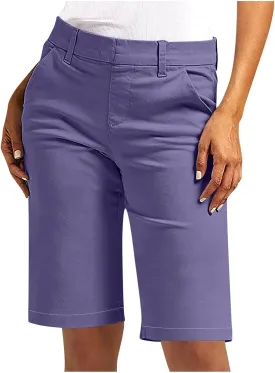 Bermuda Shorts for Women Trendy 2025 Casual Summer High Waisted Chino Shorts Straight Leg Hiking Vacation Outfits