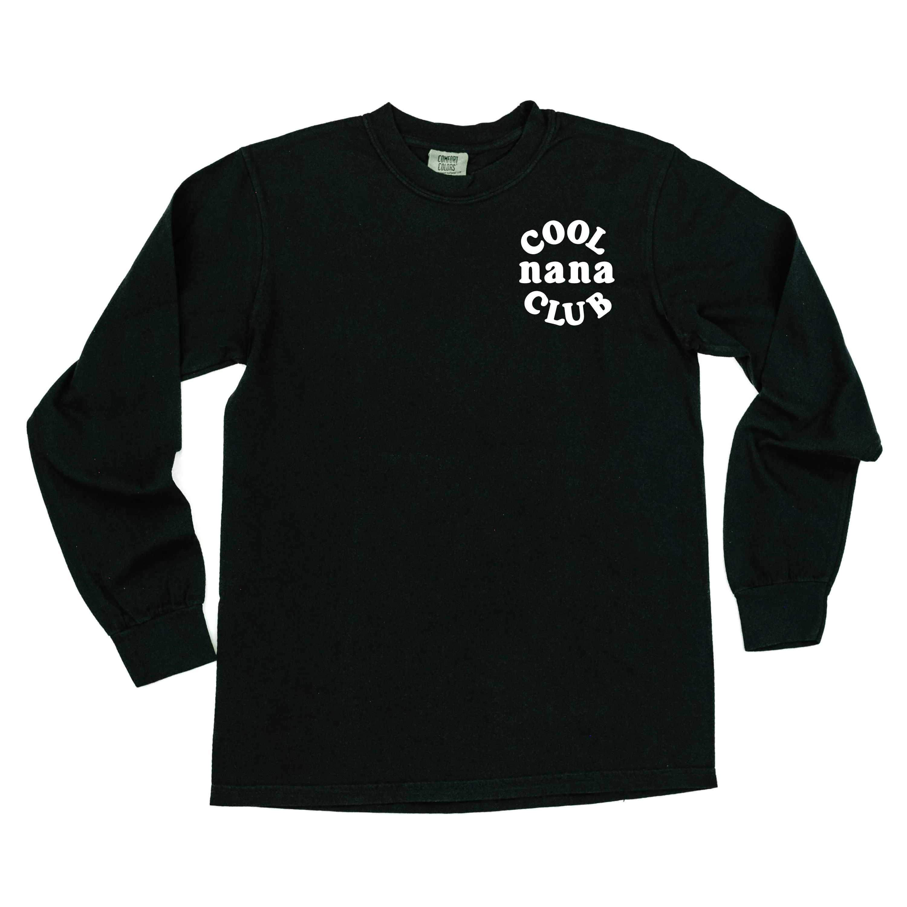 COOL Nana CLUB - Pocket Design - LONG SLEEVE COMFORT COLORS TEE