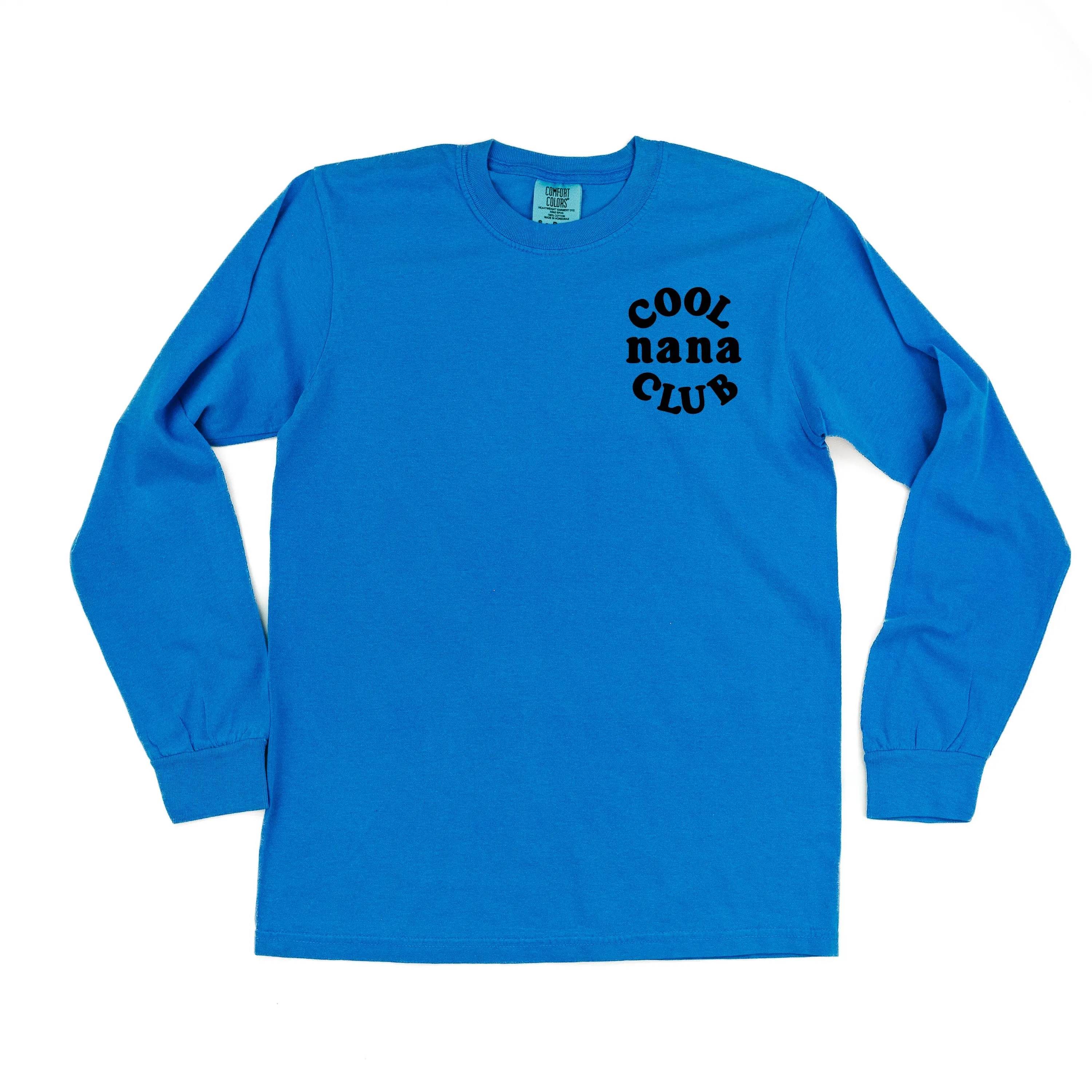 COOL Nana CLUB - Pocket Design - LONG SLEEVE COMFORT COLORS TEE