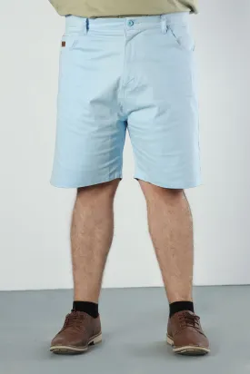 Ice Blue Chino Shorts (Plus Size) - P22 - MSH043P