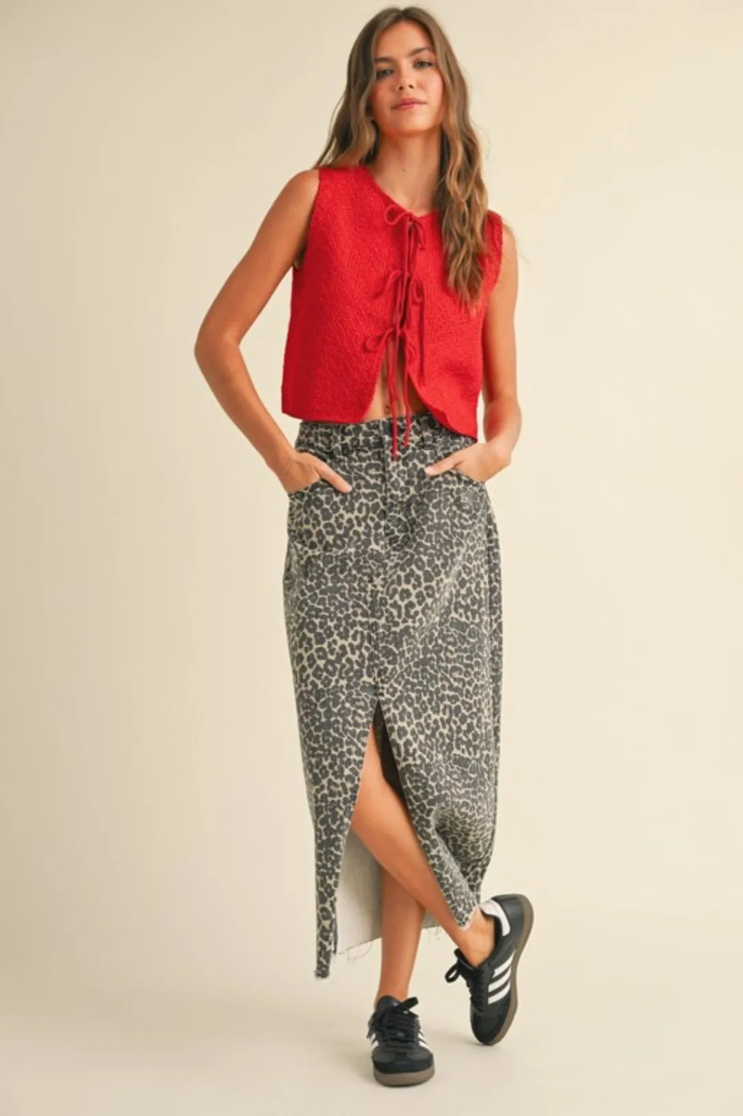 It's Your Moment Knitted Tie Front Cardigan
