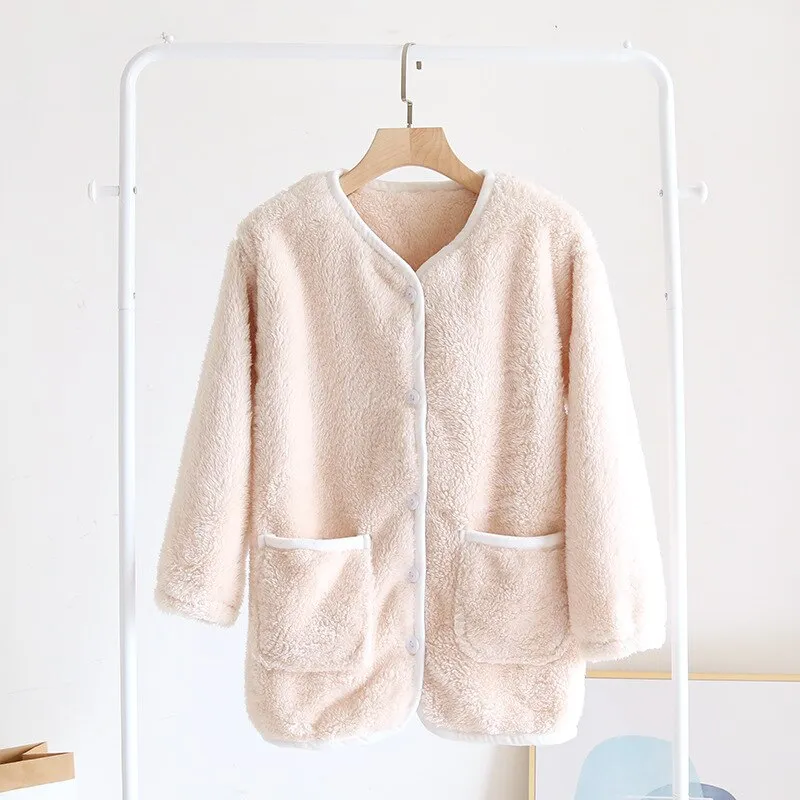 Ladies Long Sleeve Jacket Flannel