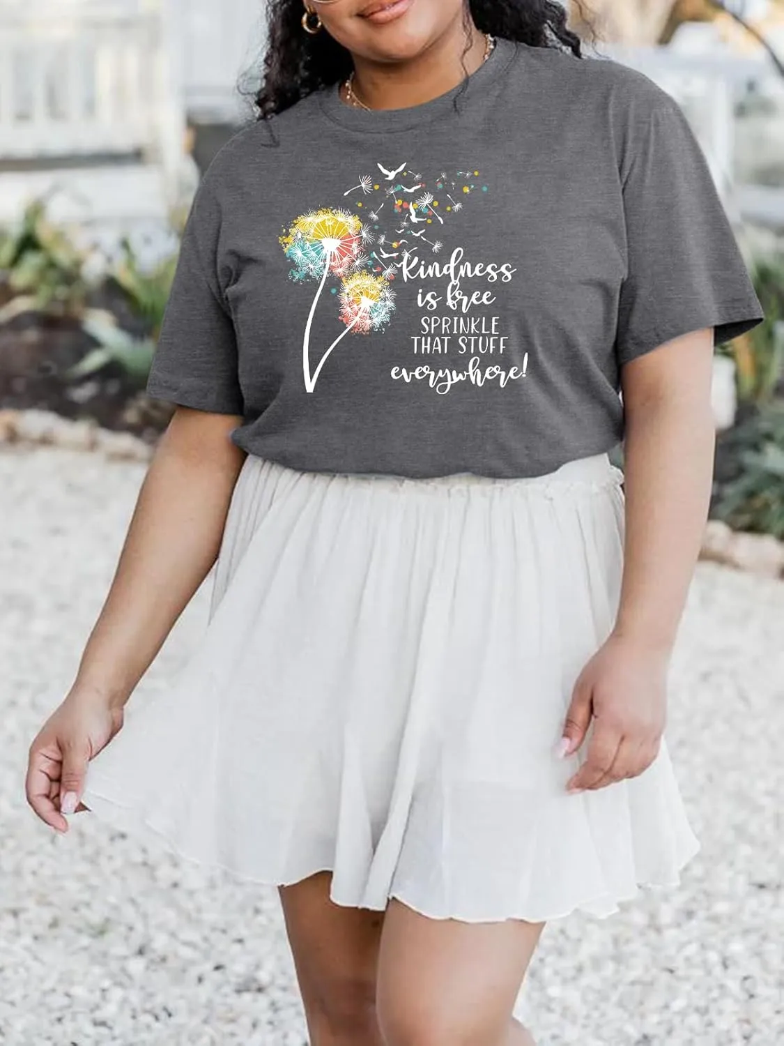Plus Size Tshirts for Women Graphic Tees Summer Casual Tops Loose Cute Trendy Clothes Tee Shirt