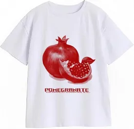 Pokn Graphic Tees Y2K Fruit Tops Y2K Baby Tees E-Girls Streetwear Shirts Vintage Tees Cute Graphic Print Crop Tops