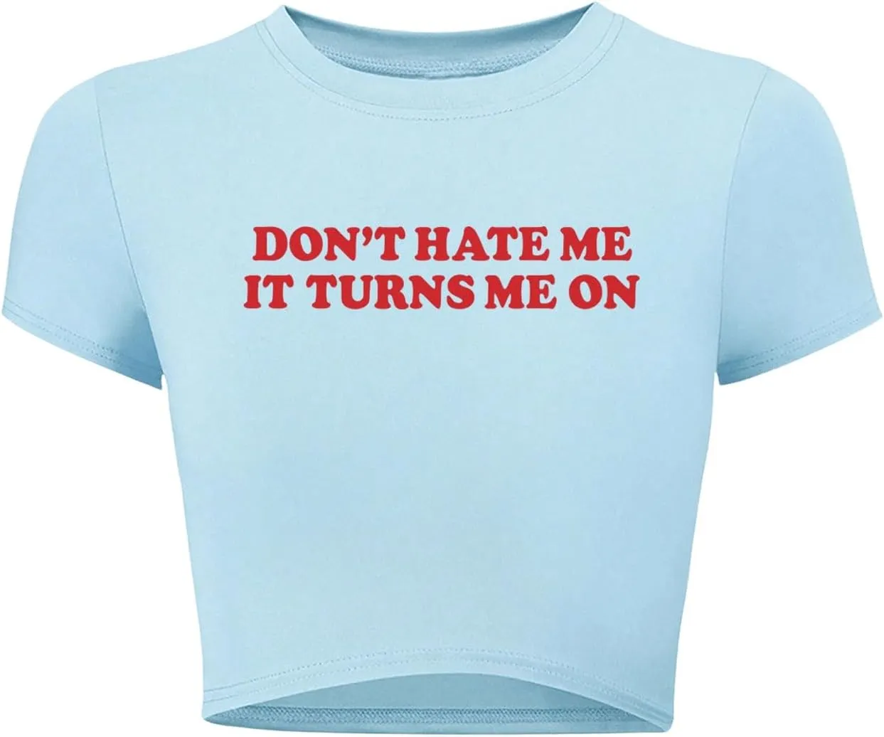 Verdusa Women's Y2K Baby Tees for Women Graphic Crop Tops 90s T-Shirt Vintage Outfit