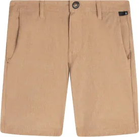 Volcom Boys' Twill Shorts - Stretch Fit Flat Front Chino Golf Uniform Shorts for Boys, Classic Pull-On Style with Belt Loops