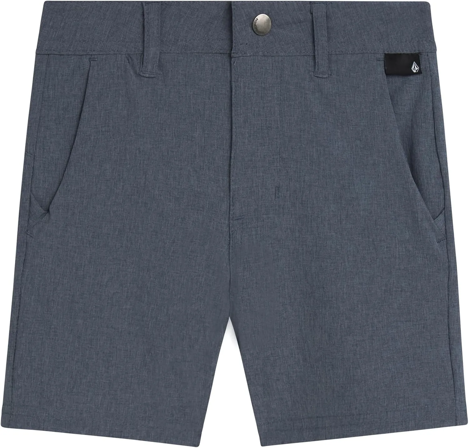 Volcom Boys' Twill Shorts - Stretch Fit Flat Front Chino Golf Uniform Shorts for Boys, Classic Pull-On Style with Belt Loops